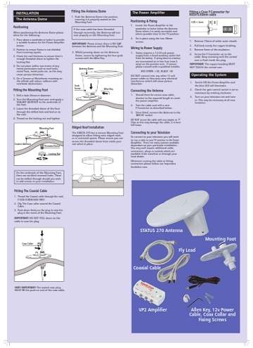Status 270 Instructions